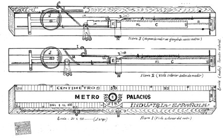 Plano de la patente de Amalio Palacios de 1927. De INVENES, B.de datos de invenciones de la OEPM.