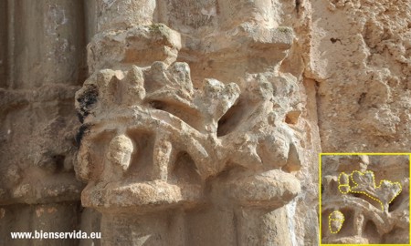 Rama de roble y bellotas.