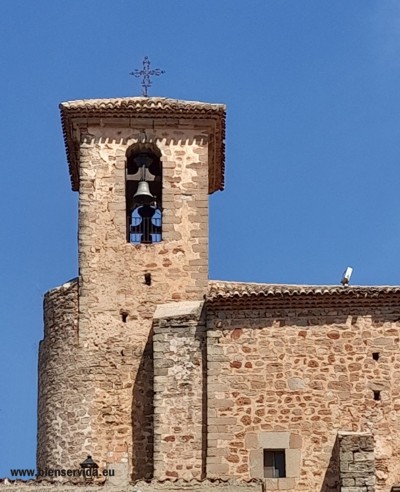 Campanario de la iglesia.