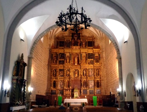Interior de la iglesia de San Bartolom� en la actualidad