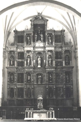 Retablo de la iglesia de San Bartolom� de Bienservida en 1974