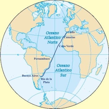 Viaje de Gin�s Cano a Buenos Aires.