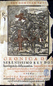 Cr�nica de Juan II de Castilla. Impreso en 1591