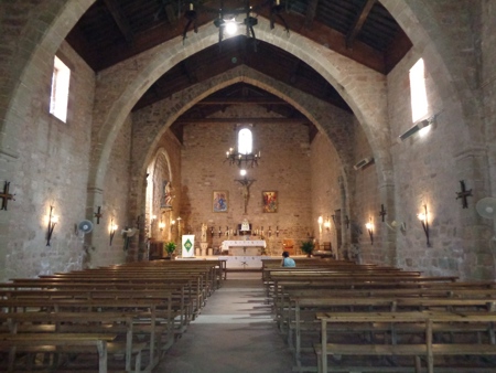 Interior de la Iglesia de Villapalacios